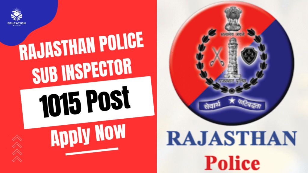 RPSC SI Recruitment 2025